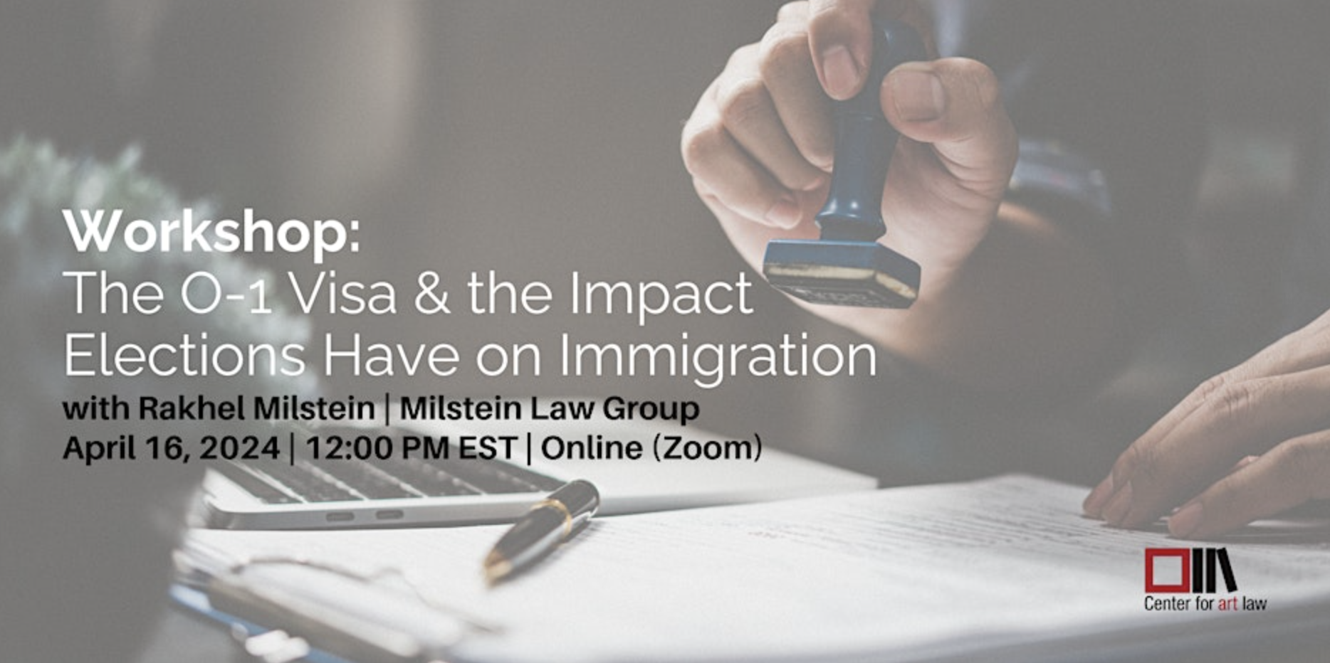 cover for workshop on o1 visas