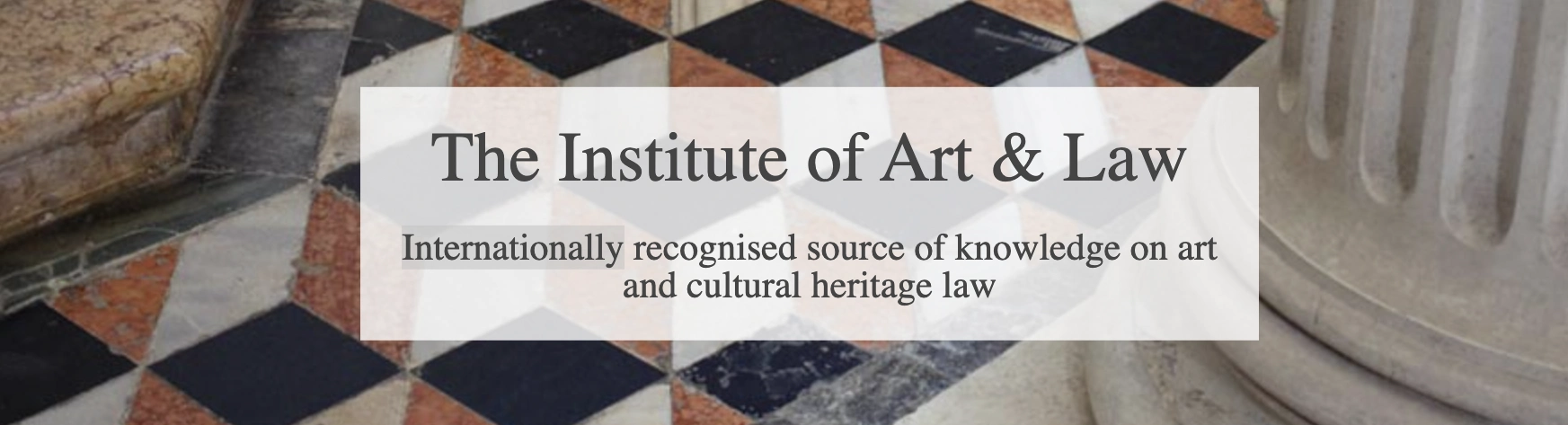  Institute of Art and Law: Immunity from Seizure 