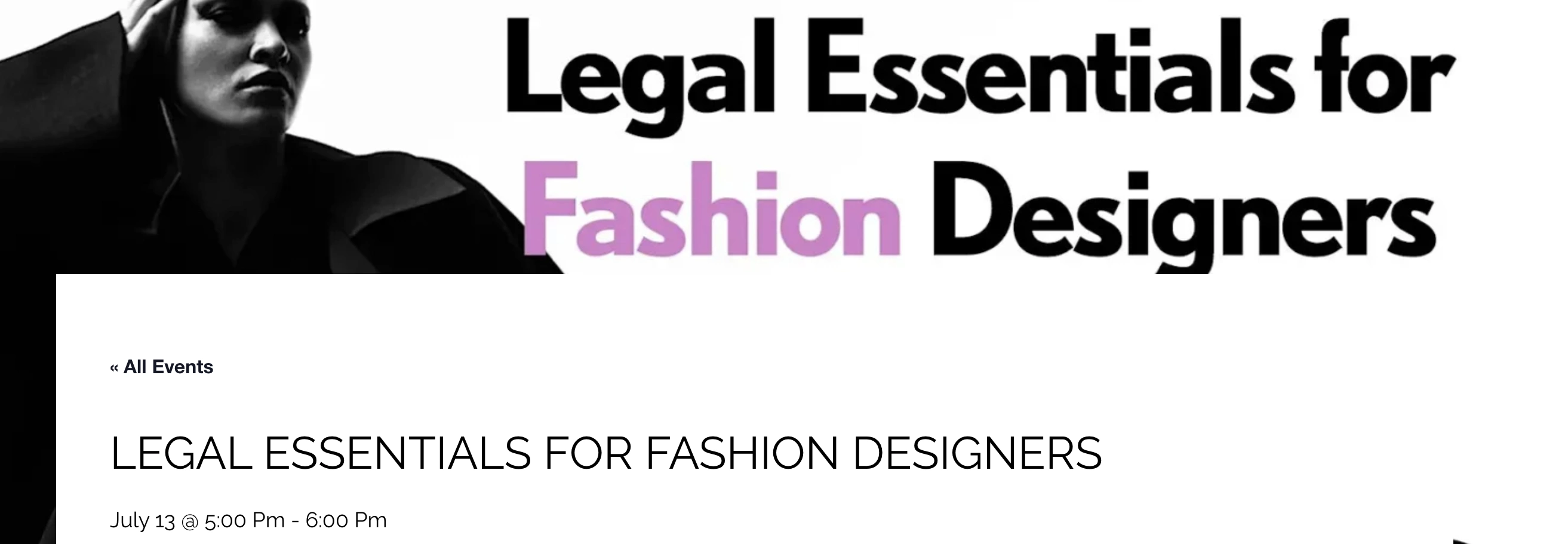 Legal Essentials for Fashion Designers